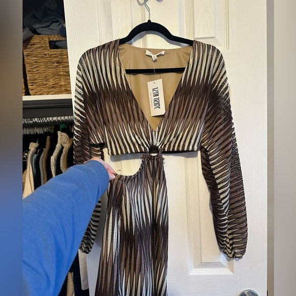 12th Tribe 'Free Bird Long Sleeve Mini Dress' - brand new with tags - Picture 3 of 3